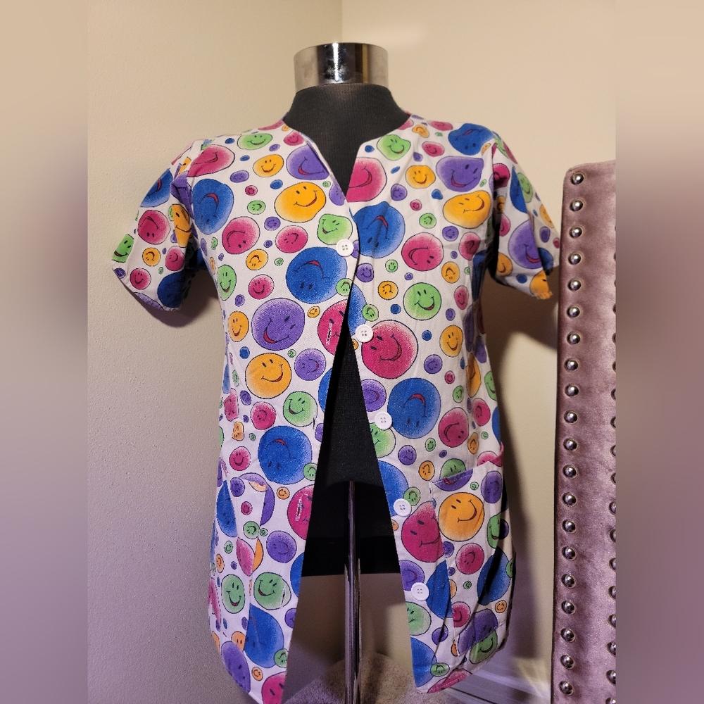 Button Up Scup Top